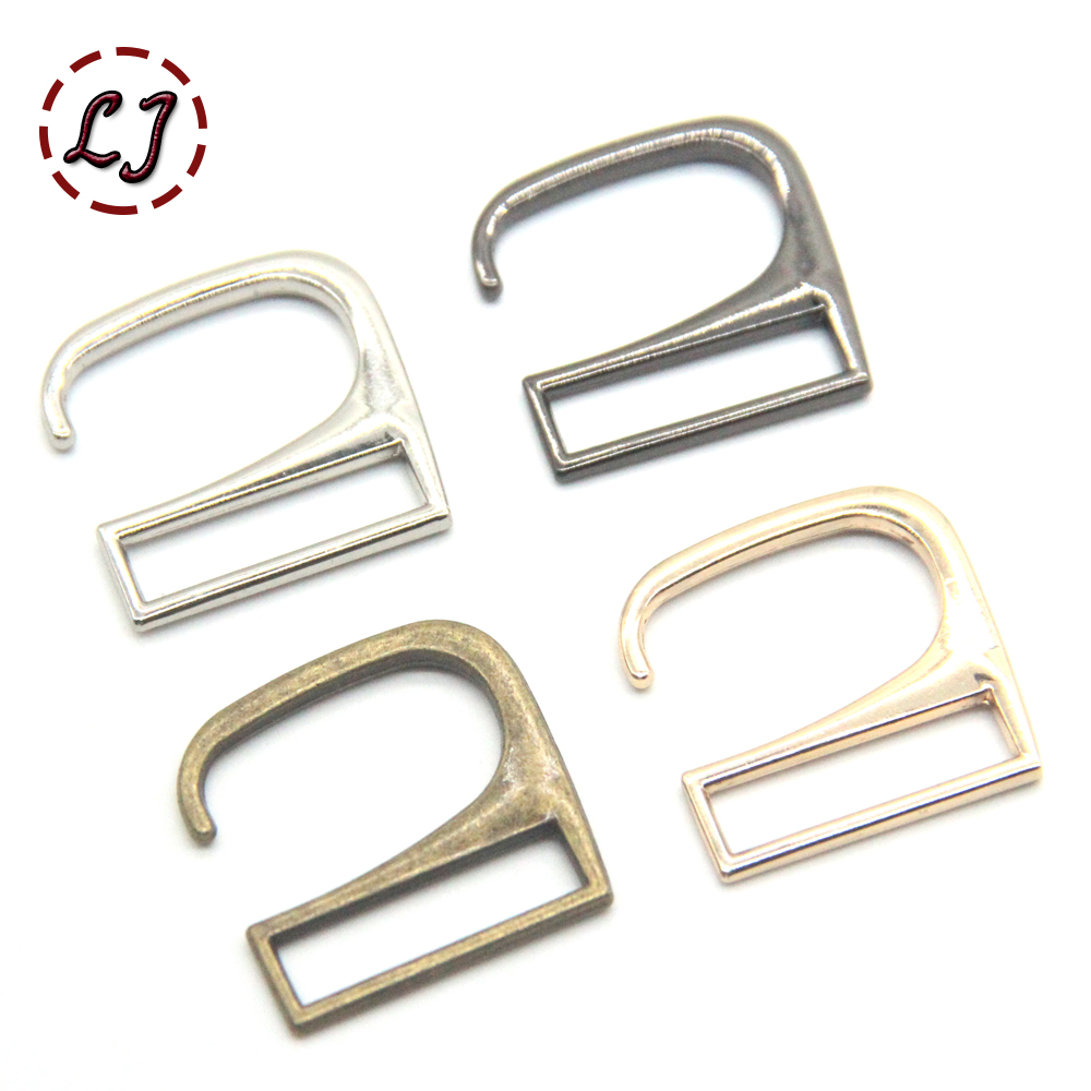 20pcs/lot silver gun-black gold type 9 metal Buckle hooks buttons for shoes bags handmade DIY Accessories 8/10/12/15/20/25mm