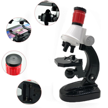 Beginner Microscope Science Kits for Kids, with 100X 400X 1200X and LED, Best Gift for Educational Toy Microscope For Soldering