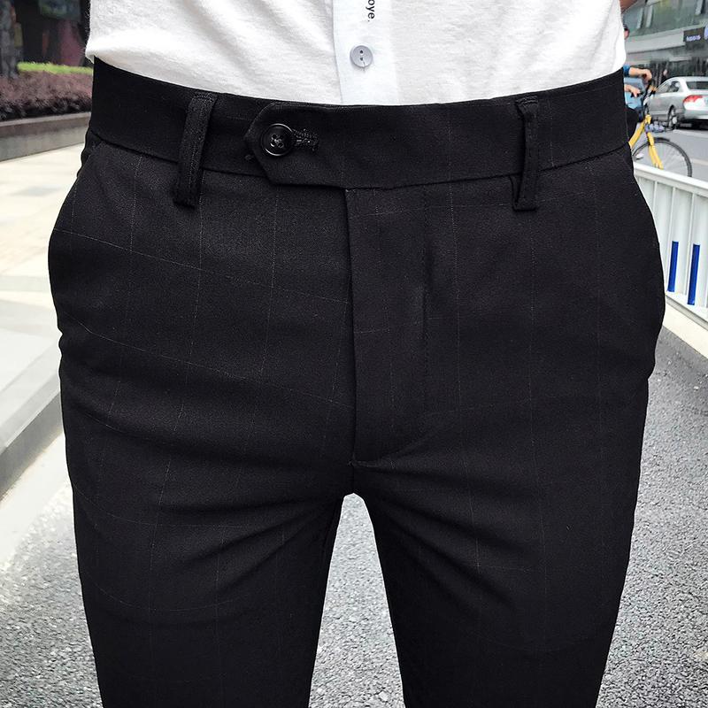 28-36 Pocket Side Zipper Fly Streetwear Plaid Suit Shorts Men Formal Casual Men's Shorts Summer Workout Officewear Shorts Male