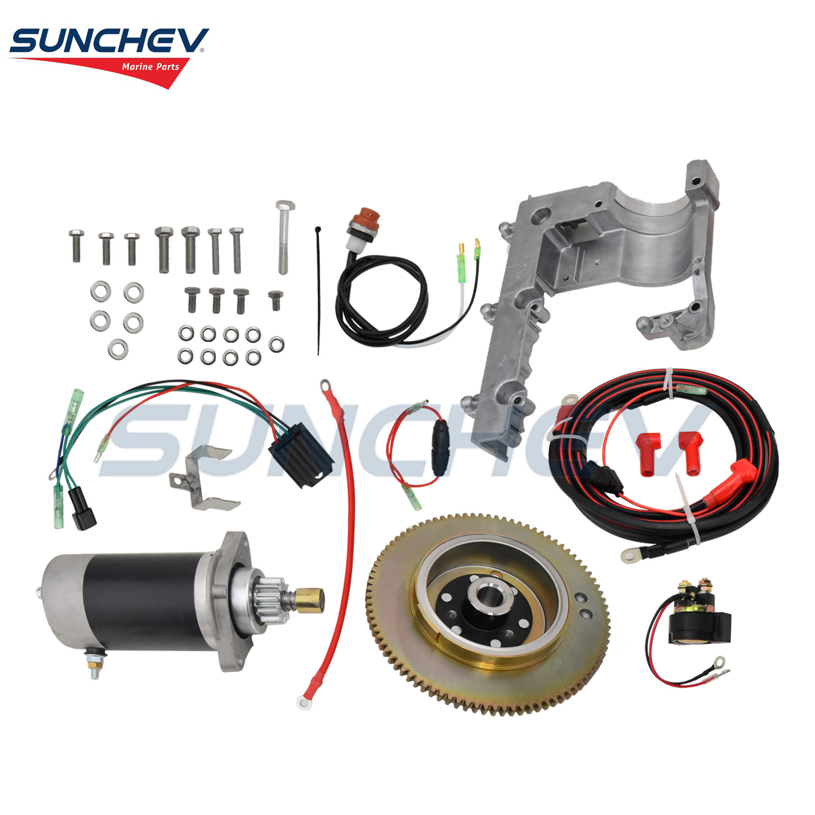 6H4 Electric Starter Kit For Yamaha 40-50hp（2 Stroke）