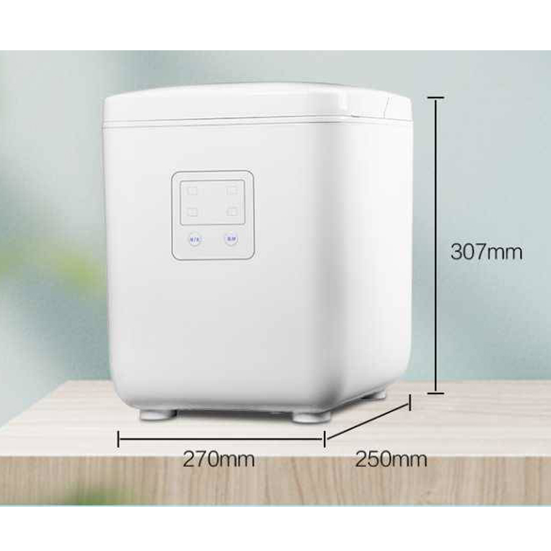 Ice Cube Maker Machine Commercial Automatic Ice Maker 160W Ice Maker Machine 15kg Small Dormitory Household Round Ice ZG