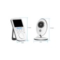 VB605 Wireless Video Baby Monitor 2.4 Inch Color Security Camera Intercom IR 24h Baby Walkie IR LED Portable Baby Camera