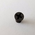 20pcs/pack DS743 Black Plating 5*10mm Self-tapping Screws Case Fan Screw Free Russia Shipping