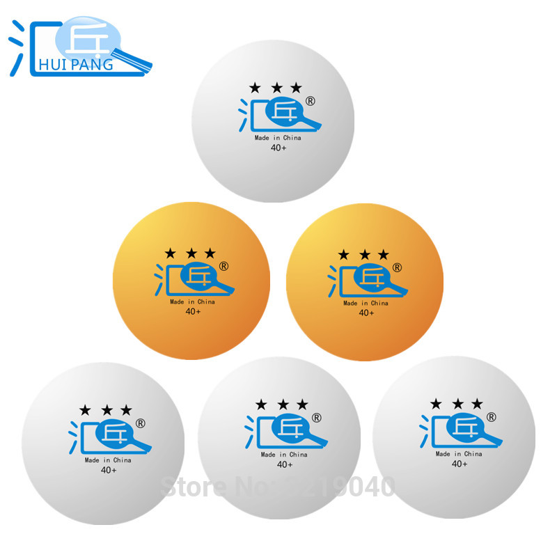 HUIPANG 3 Star Table Tennis Ball 40+ New Material 200PCS PingPong Balls Orange/White