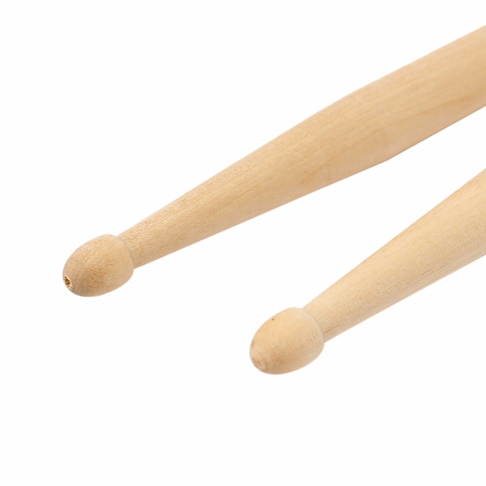 1 Pair of 7A Professional Maple Wood Drumsticks Stick for Drum Set Lightweight Wholesale