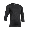 Outdoor quick-drying sports T-shirt long sleeve men's summer loose jacquard mesh breathable running jogging Bottom sportswear