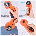 MIUSIE Leather Craft 45mm Rotary Cutter Set With 5 Blades Fabric Circular Quilting Cutting DIY Patchwork Sewing Tools