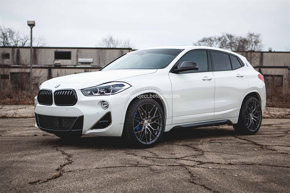 H R Tech Wheels Hr688 Graphite Metallic Bmw X2 2