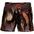 Very Cool Skull Boy's Shorts 3D Printed Shorts Breathable and Comfortable Casual Girl Shorts Teenager Fashionable Skull Shorts