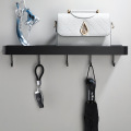 Bathroom Shelf Bath Shower Shelf with Hook Bar Bath Shampoo Holder Bathroom Corner shelf Black Aluminum Kitchen Storage holder