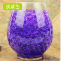 100pcs/lot Blue Hydrogel Pearl Shaped Plant Crystal Soil Water Beads Mud Grow Ball Wedding Growing Bulbs Home Decoration