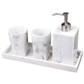 1 Set Home Bathroom Kitchen Soap Dispenser Bottle Organizer Tray with Cups