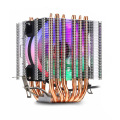 RGB cpu Radiator 6 pipes Cooling Fan Cooler for Intel AMD CPU LGA 1155 1156 1150 1366 2011 X79 2011-3 X99 Socket Motherboard