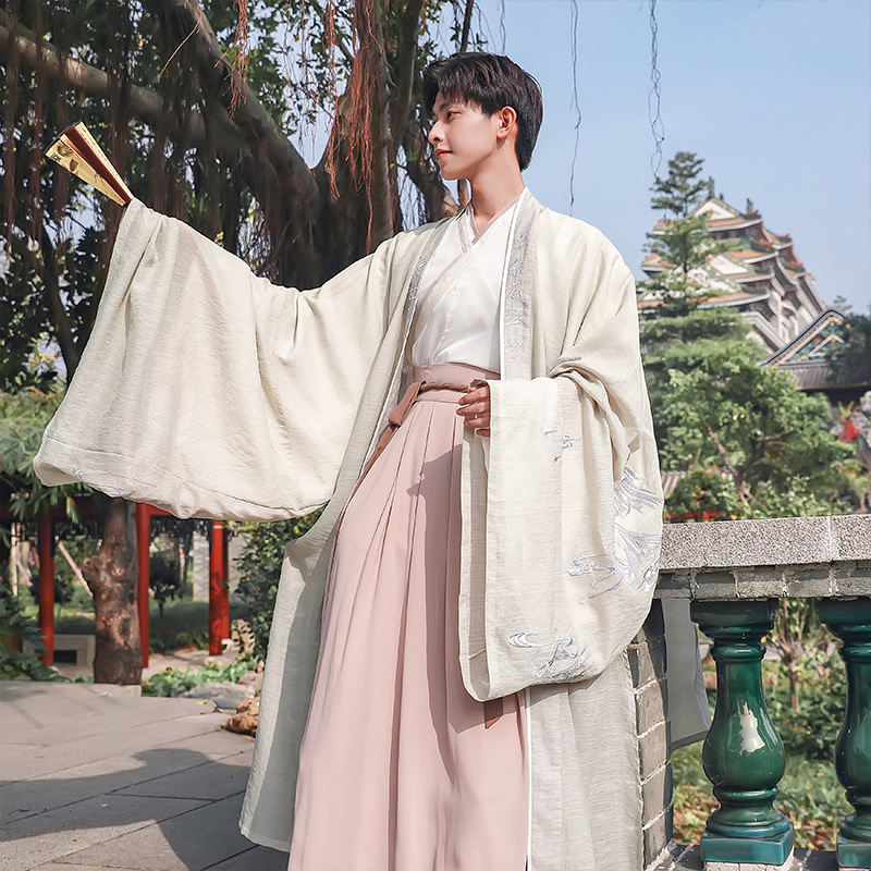 Hanfu Men Ancient Chinese Costume Traditional Tang Dynasty Clothes Adults Festival Outfit Male Stage Performance Wear DNV12826