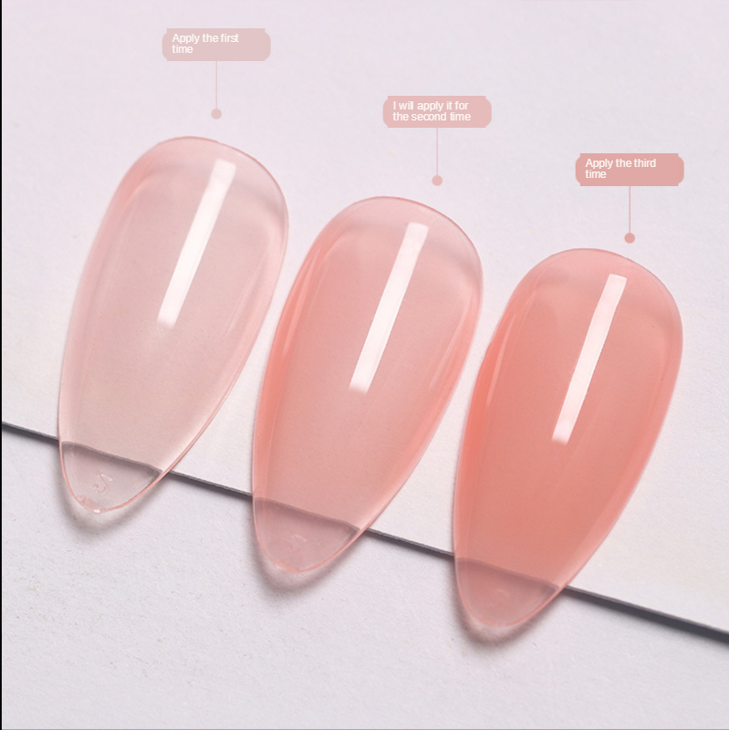 8 Ml Ice Transparent Jade Fat Nail Glue Set 2020 New Color Nail-Beauty Glue Nail Salon Special Phototherapy Plastic