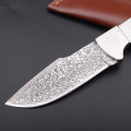 vg10 Damascus Steel Sharpen Diy knife blade making DIY parts Sharp Fixed blade camping Hunting Knife Billet