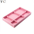 Pink 6 Grids Tray