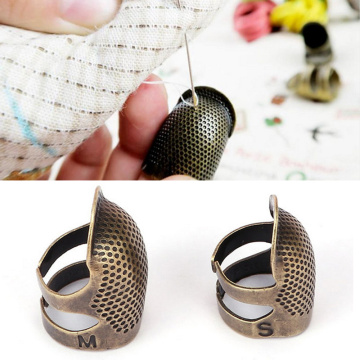 2 Sizes Finger Protector Thimble Sewing Special Retro Thimble Home Craft DIY Thimble Sewing Tool Accessories