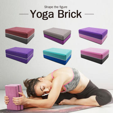 2pcs/Pair High Quality EVA Yoga Block Brick Exercise Gym Foam Workout Stretching Health Training Fitness Aid Body Shaping A