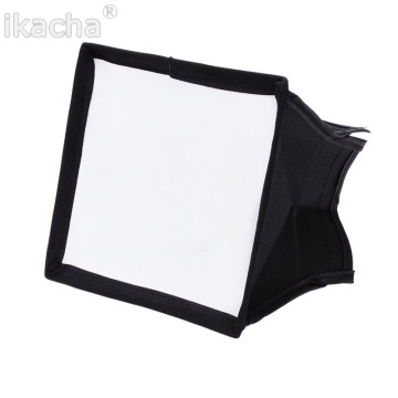 15*17cm Universal Flash Diffuser Softbox Silver Reflector Mini Professional Photo Diffuser Soft Light Box For Canon Nikon Sony