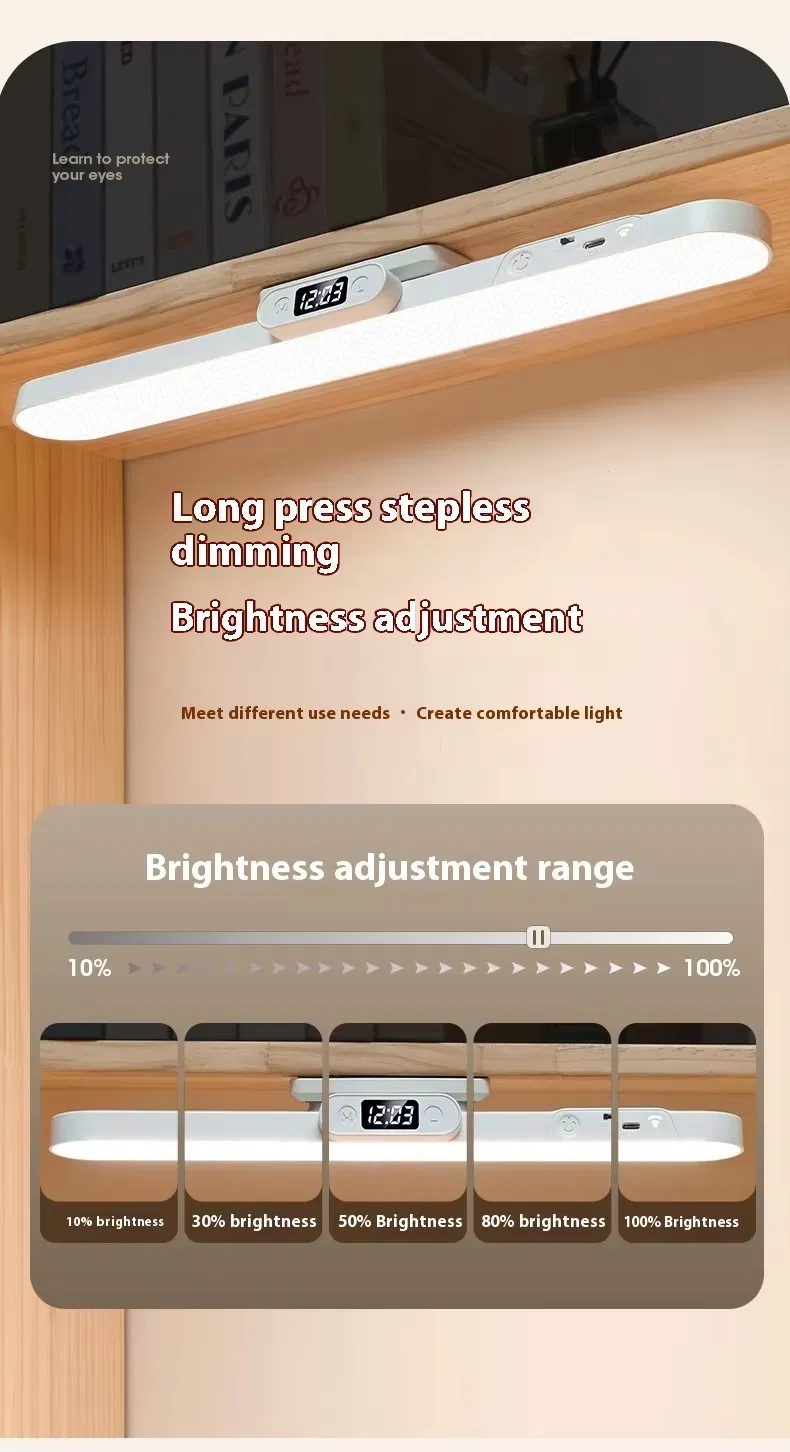 Modern Desk Lamp Magnet Charging Remote Control