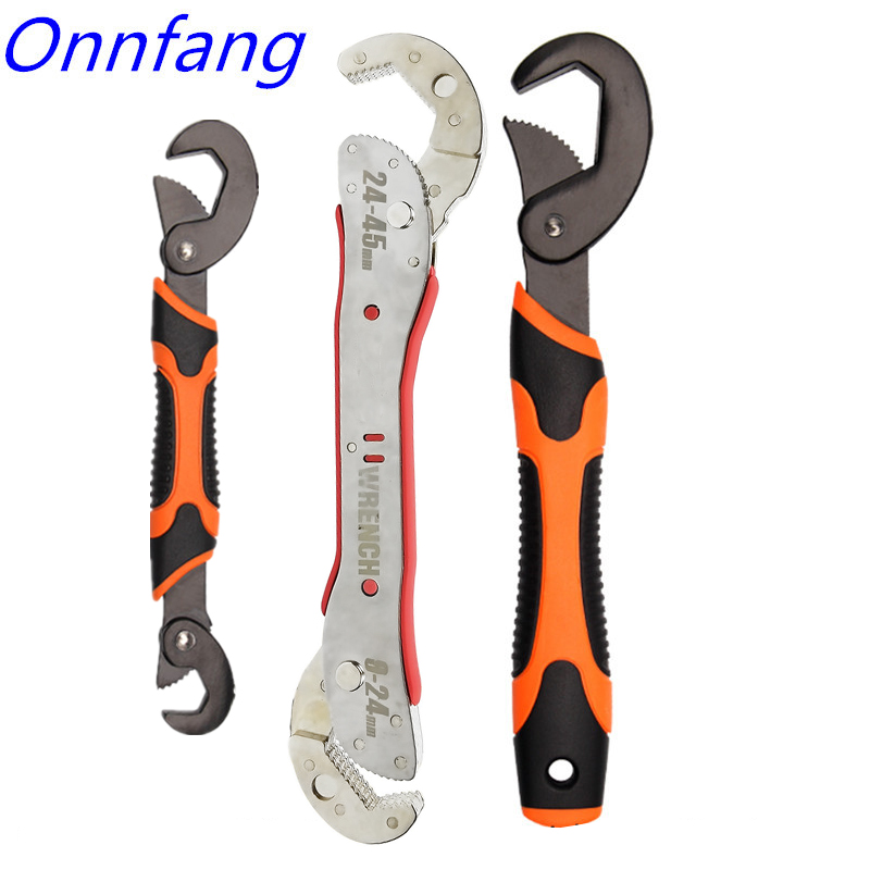 Hot Adjustable Spanner Multi-function Universal Wrench Tool Home Repair Key Hand tool Multi Purpose Universal Pipe Wrench