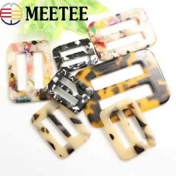 10Pcs Fashion Leopard Resin Belt Buckles For Coat Windbreaker Buttons Scarf Decorative Buckle DIY Garment Accessories KY962