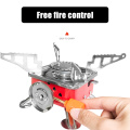 Powerful Wind proof outdoor gas burner for camping stove lighter tourist equipment kitchen cylinder propane grill