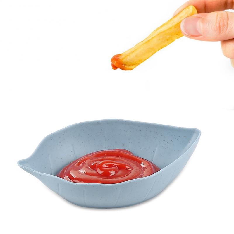 1PC Seasoning Dish Wheat Creative Multi-Purpose Seasoning Bowl Seasoning Mustard Soy Sauce Vinegar Seasoning Bowl Easy To Clean