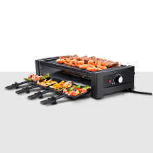 Professional electric grill for 8 persons