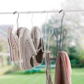 1Pc Shoes Drying Rack Hanger Iron Shoes Holder Hook Hanger Shelf Home Storage Rack Organizer Laundry Hanging Tools