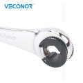 VECONOR Ratchet Flare Nut Wrench Tool 8-19mm Mirror Polish 72T Ratcheting High Torque Spanner Professional Repair Tool