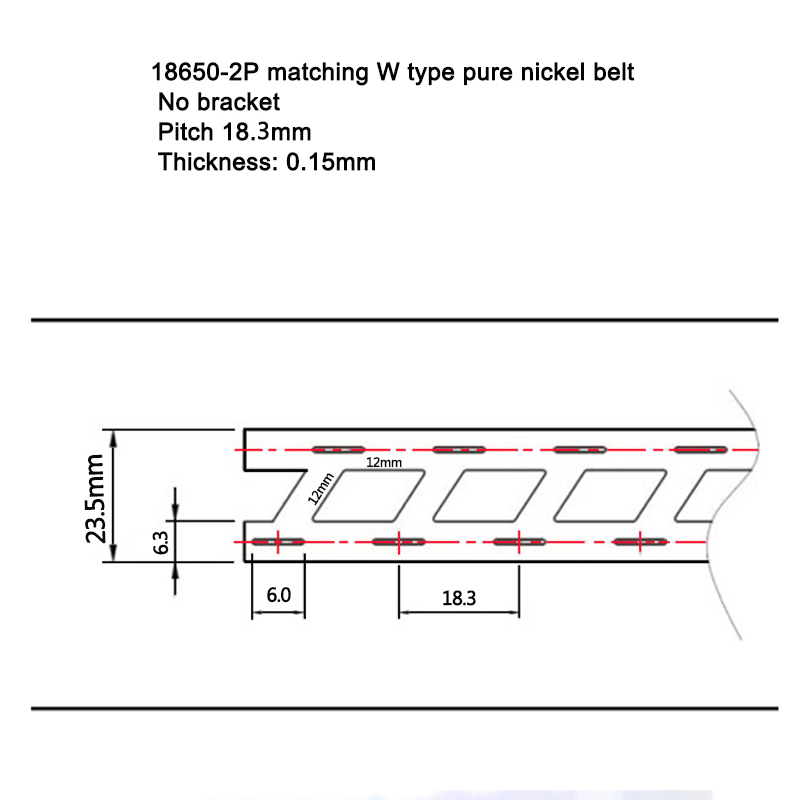 5M High purity oblique pure nickel strip 0.15x23.5mm for 18650 lithium battery welding oblique nickel belt oblique nickel plate