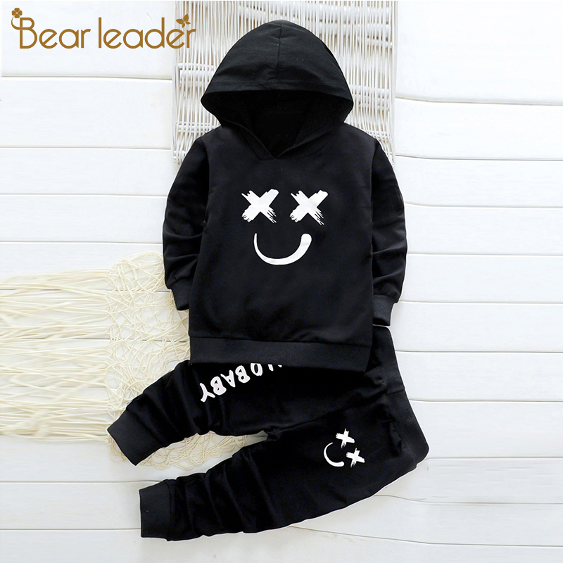 Bear Leader New Autumn Children Boys Girls Clothes Suit Baby Lion T Shirt Pants 2Pcs Set Toddler Cotton Clothing Kids Tracksuits