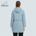 ICEbear 2020 Fashionable women's windbreaker high-quality female trench coat with a hood women's spring clothing GWF20017i