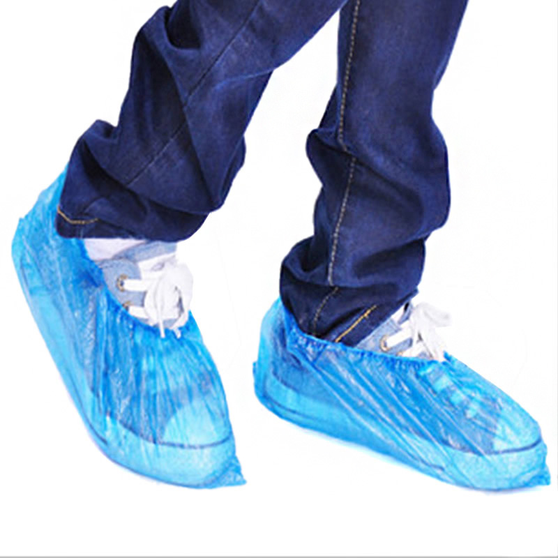 100/200/500/1000Pcs High Quality Waterproof Boot Covers Plastic Disposable Shoe Covers Overshoes Household Protectivce Supplies