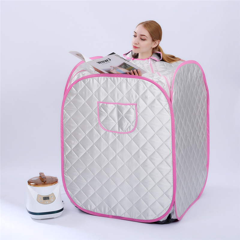 Mini Foldable Sauna Portable Steam Sauna Spa capsule With 2020 New New Style 2.8L 1500W Steam Generator