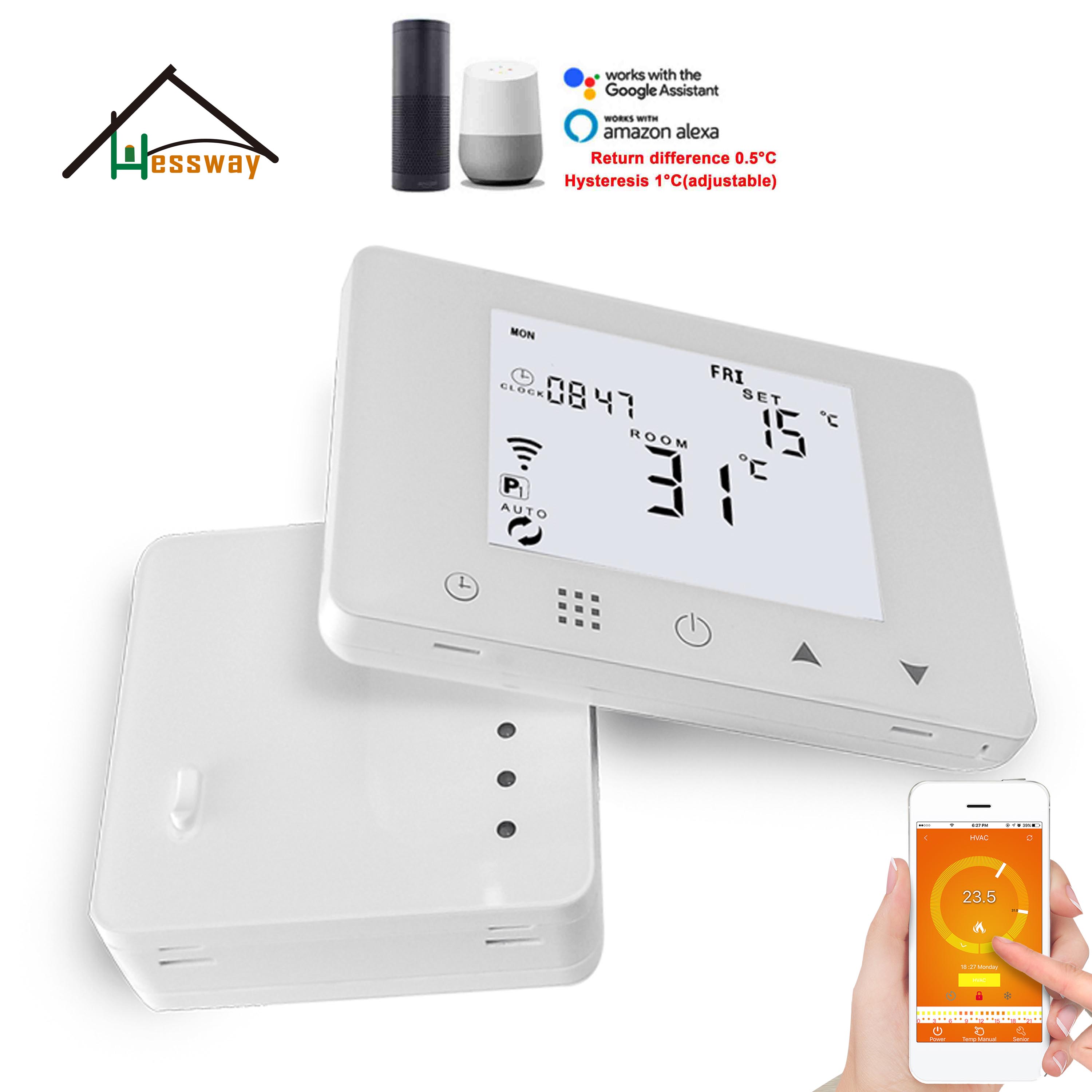 TUYA APP Wireless WIFI & RF WIFI Thermostat for Bolier,Hot Water,Electric Heating Optional