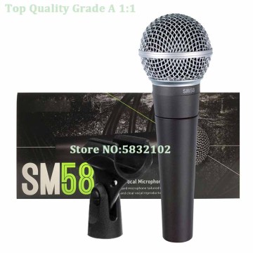 Free Shipping High Quality SM58 LC Wired Dynamic Cardioid Microphone,SM58 Wired Microphone,Clear Sound Microfonos,Microfone