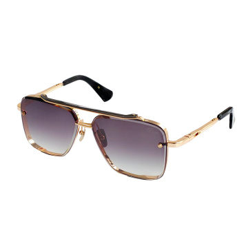 New sunglasses outdoor cool men sunglass gold frame square metal frame vintage style outdoor design classical model