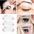 10 set 30pcs Grooming Brow Stencil Kit Painted Model Shaping Reusable Eyebrow Stencil Template DIY Beauty Eyebrows Enhancer Card
