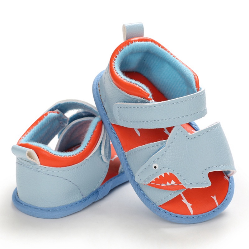 Baby Boy Sandals Shoes For Boys PU Baby Slipper Non-slip Breathable Newborn Sandals Infant Summer Footwear Crib Shoes
