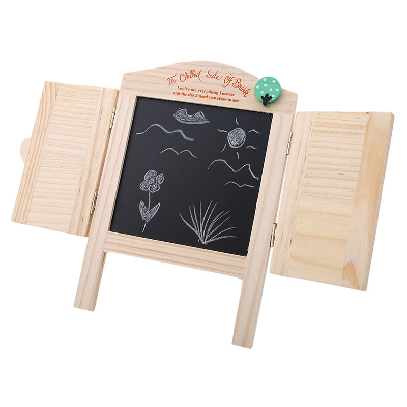 Small Blackboard Wooden Chalkboard Kindergarten Drawing Board Learning & Educational Drawing Toy Learning toys for Children