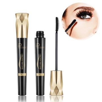 Pudaier 4d silk fiber mascara waterproof easy to dry Lash natural soft long eyelash makeup mascara black thick eyelash cosmetics