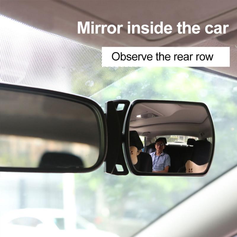 1PC Car Safety Back Rear Seat Rearview Mirror Rear View Inside For Children Baby Kids Monitor Car Auxiliary Mirror Auto Interior