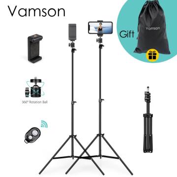 Vamson Tripod Compatible with Most Cell Phones, Digital Cameras and Action Cameras for up,Photography,Vlogging Video etc VLS03B