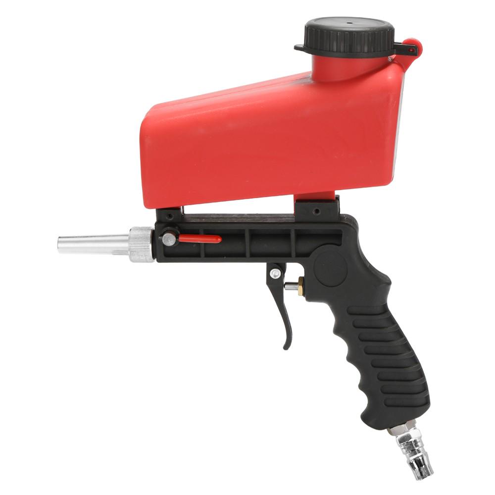 90psi Portable Gravity Sandblasting Gun Pneumatic tool Small Sand Blasting spray gun Adjustable Sandblaster