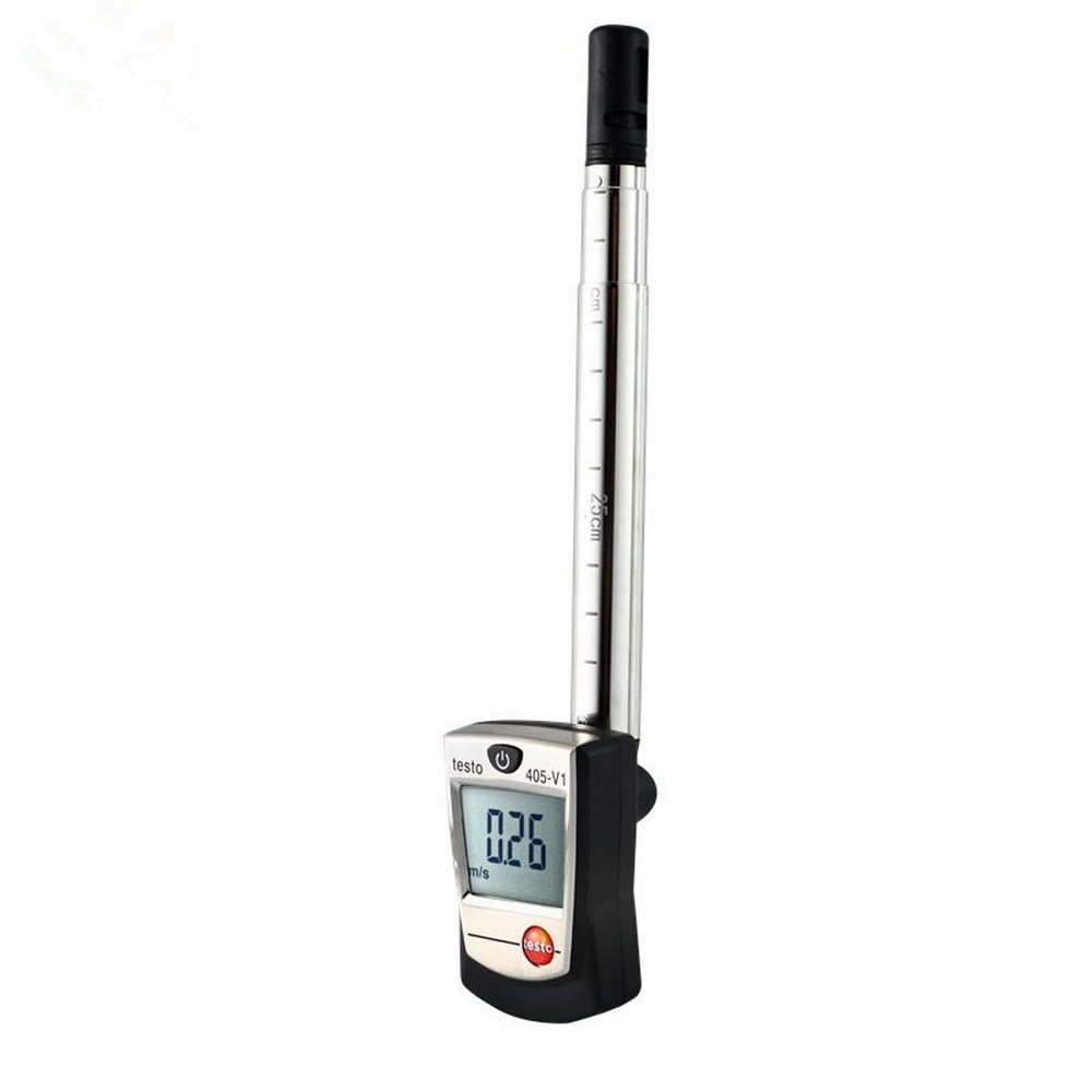 Testo 405-V1 Thermal Anemometer Handheld Digital Anemometer Indoor Air Speed Measuring Instrument With Duct Holder 0560 4053