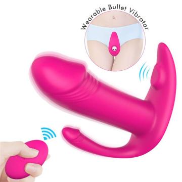 Triple Penetration Anal Clitoris Vagina Vibrators for Women Strapon Vibrator Adult Sex Toys for Woman Erotic Intimate Goods Shop