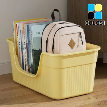 Versatile Open Book Toy Storage Rack